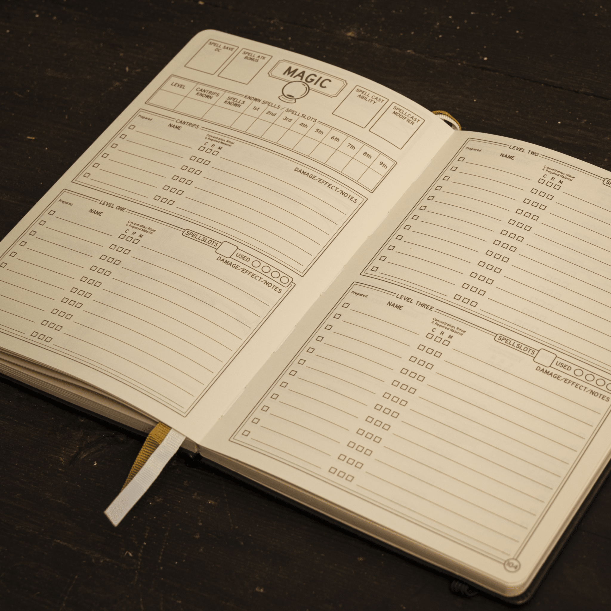 DnD 5e Player Journal - Journal - GlassStaff