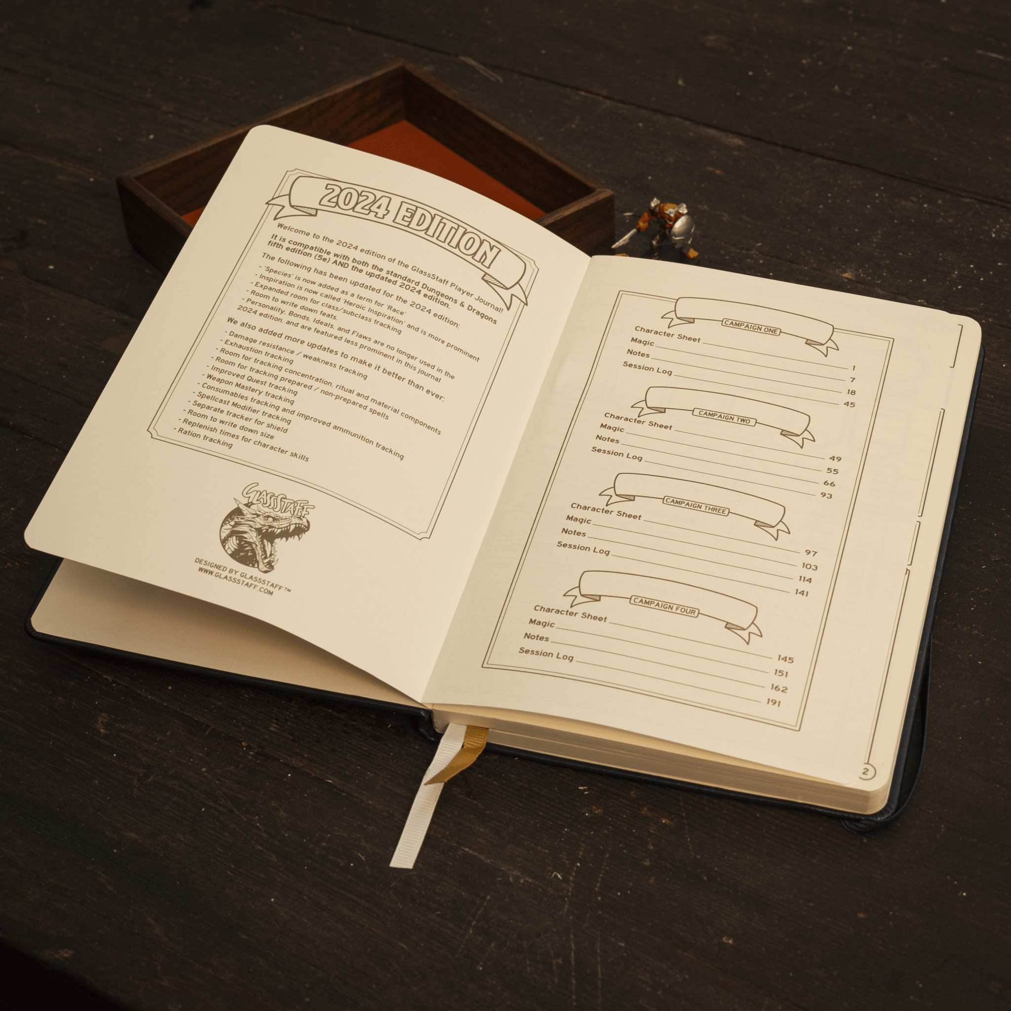 DnD 5e Player Journal - Journal - GlassStaff
