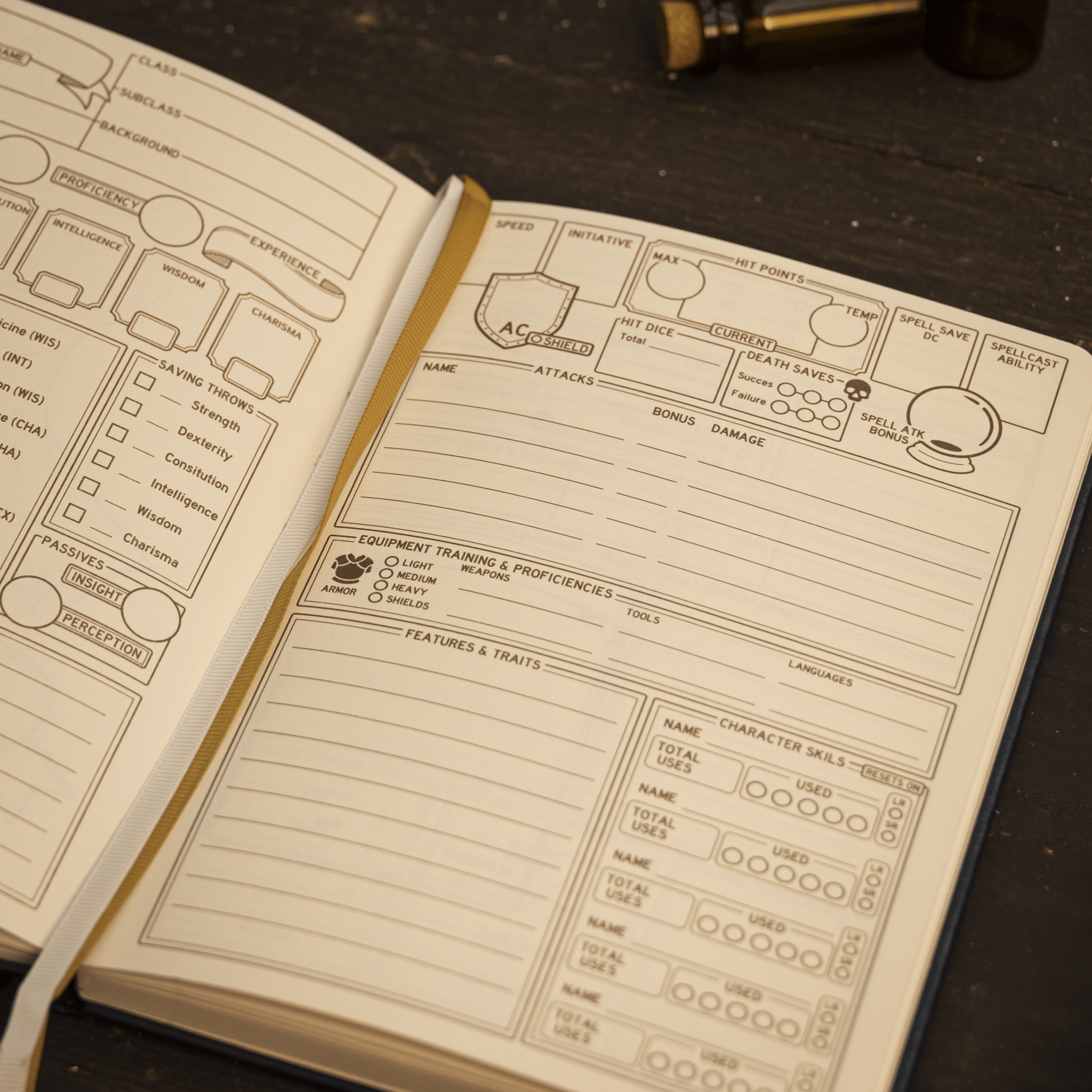 DnD 5e Player Journal - Journal - GlassStaff
