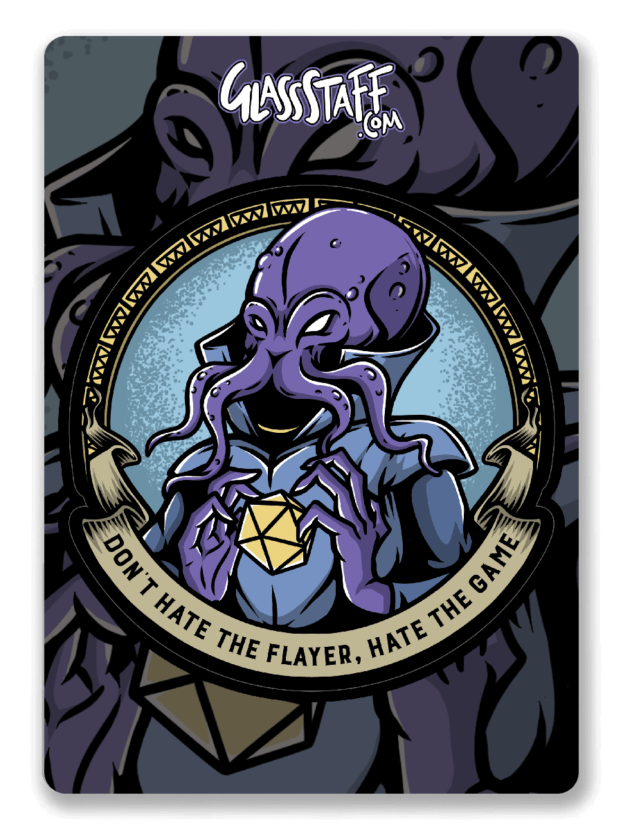 Don't Haat de Flayer Sticker - D&D / TTRPG Sticker - {{0687a38bc4ec97c4eae4e3ebe81c575a}}