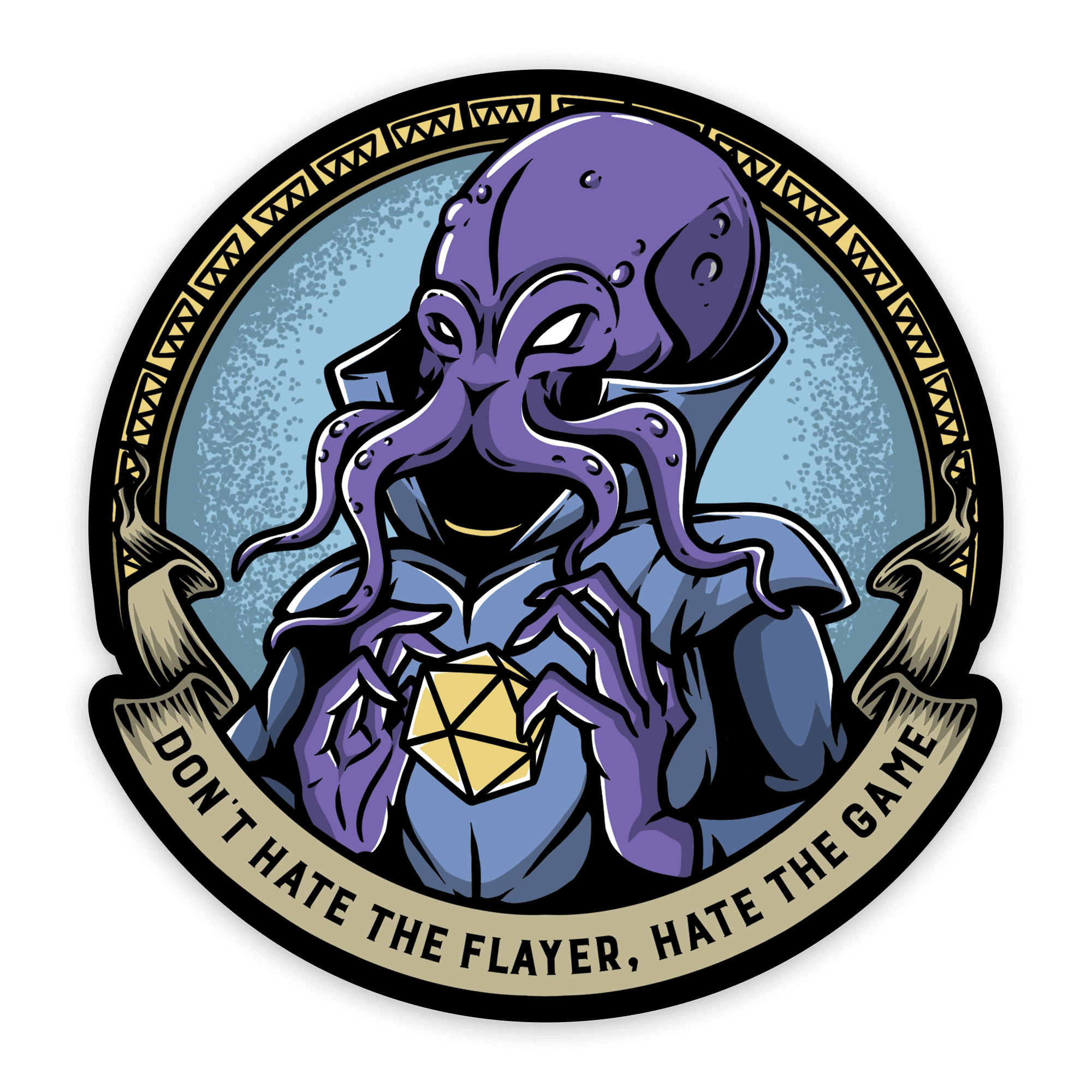 Don't Haat de Flayer Sticker - D&D / TTRPG Sticker - {{0687a38bc4ec97c4eae4e3ebe81c575a}}