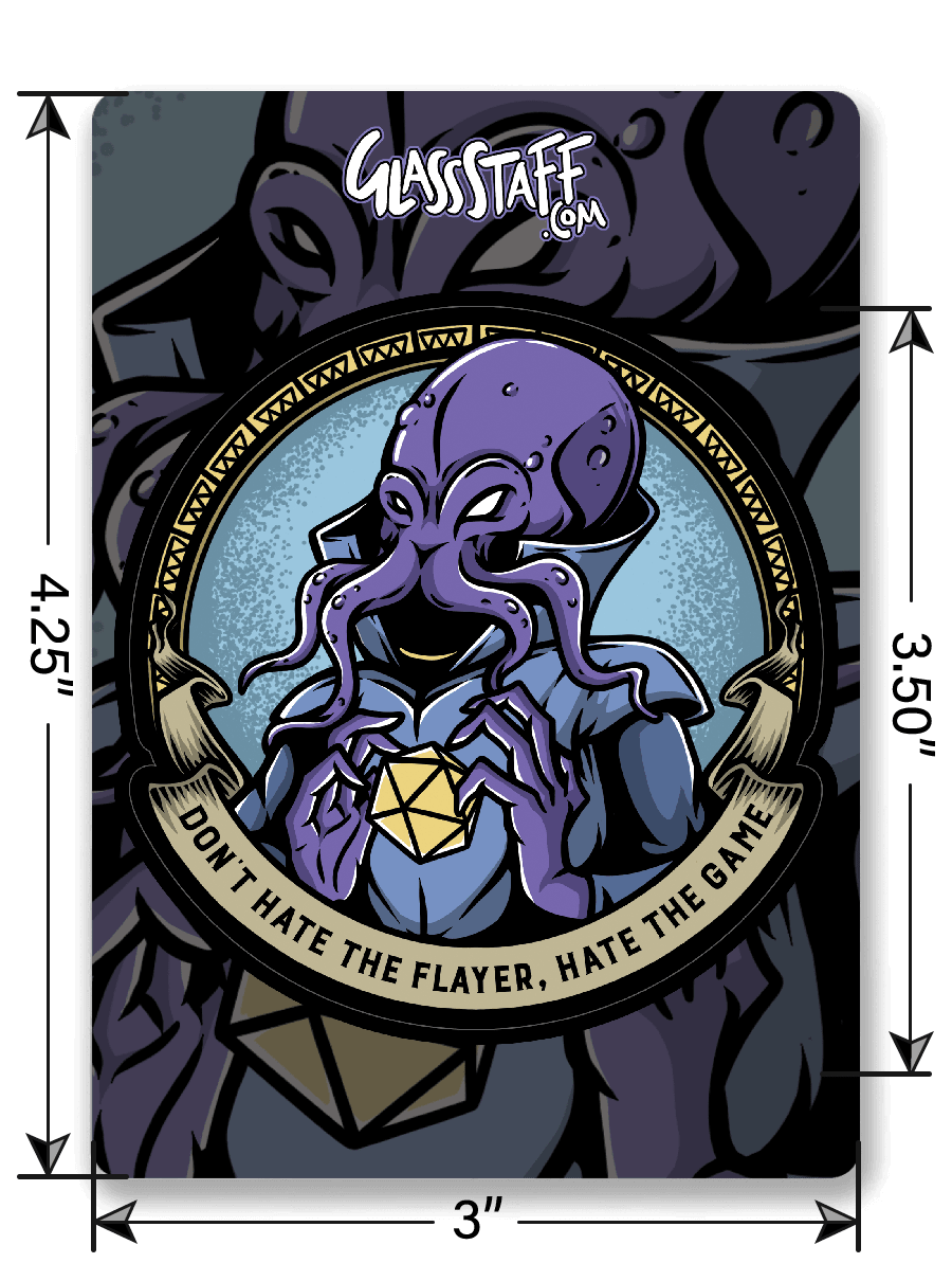 Don't Haat de Flayer Sticker - D&D / TTRPG Sticker - {{0687a38bc4ec97c4eae4e3ebe81c575a}}