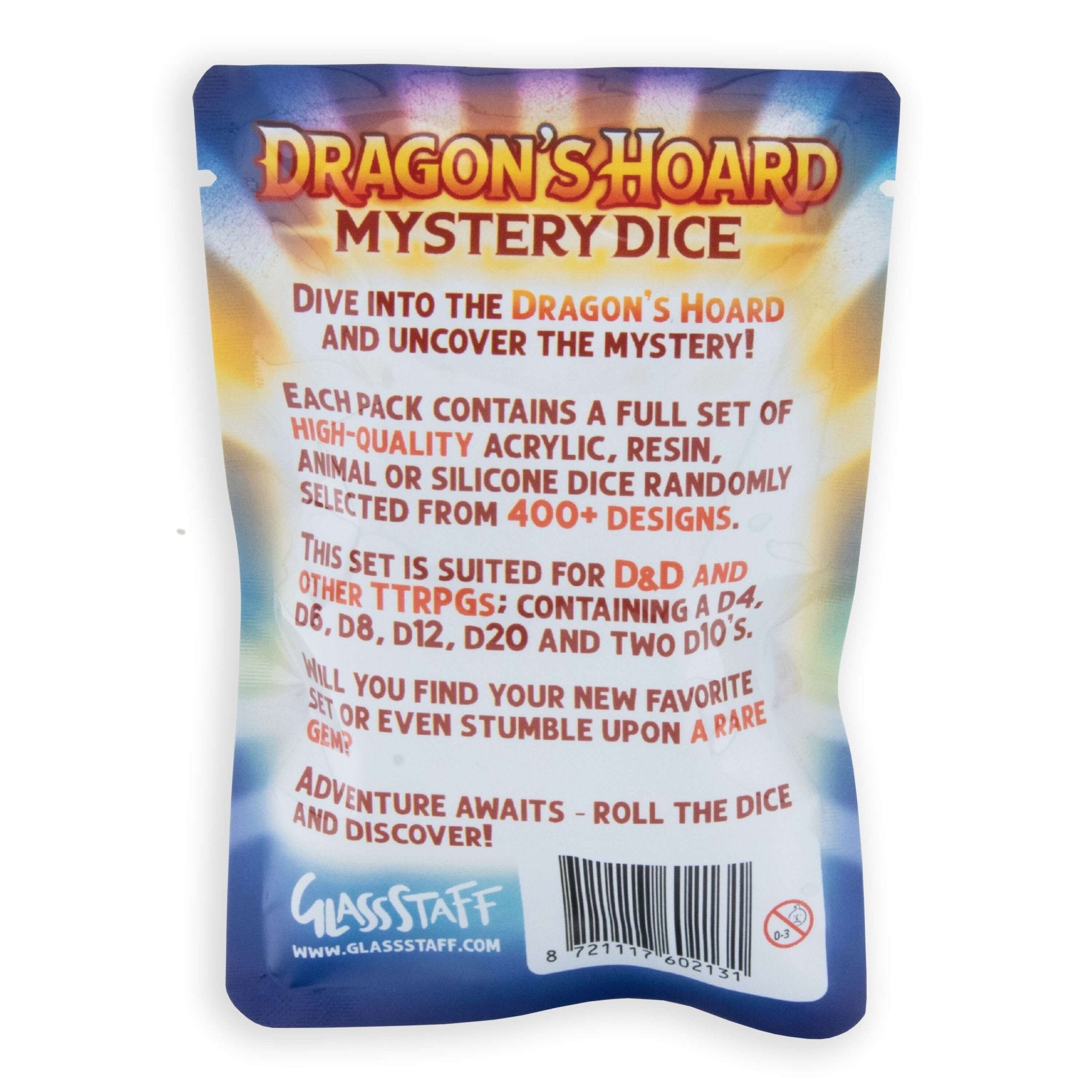 Dragon's Hoard Mystery Booster Box (30 Pieces) - Glassstaff Dice - GlassStaff