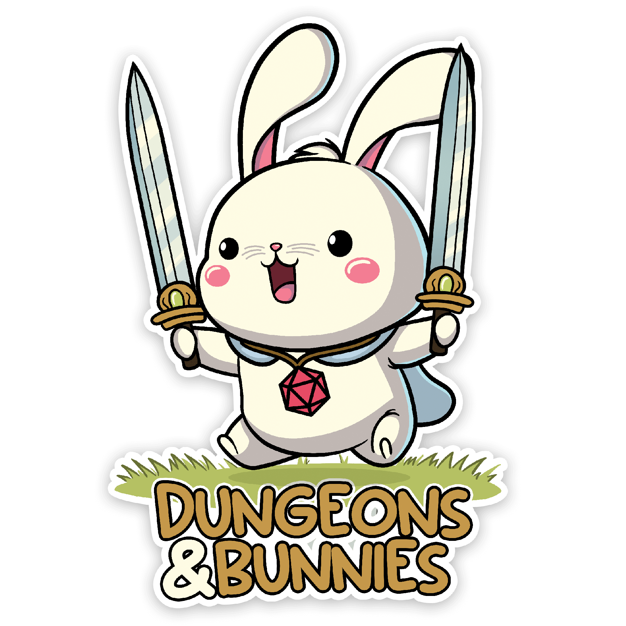 Kerkers en Konijntjes Sticker - D&D / TTRPG Sticker - {{a7e34e567b53452a9318f577bd952bc3}}