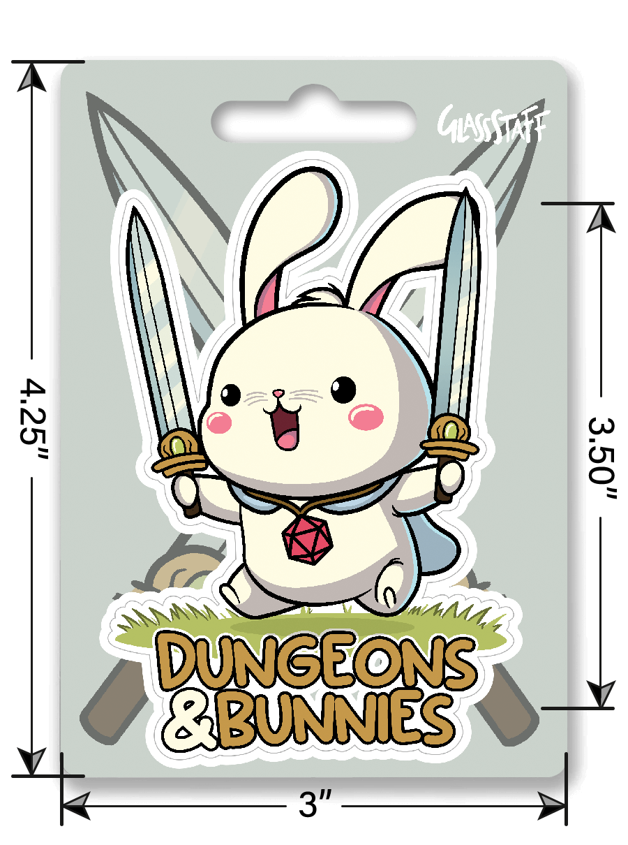 Dungeons and Bunnies Sticker