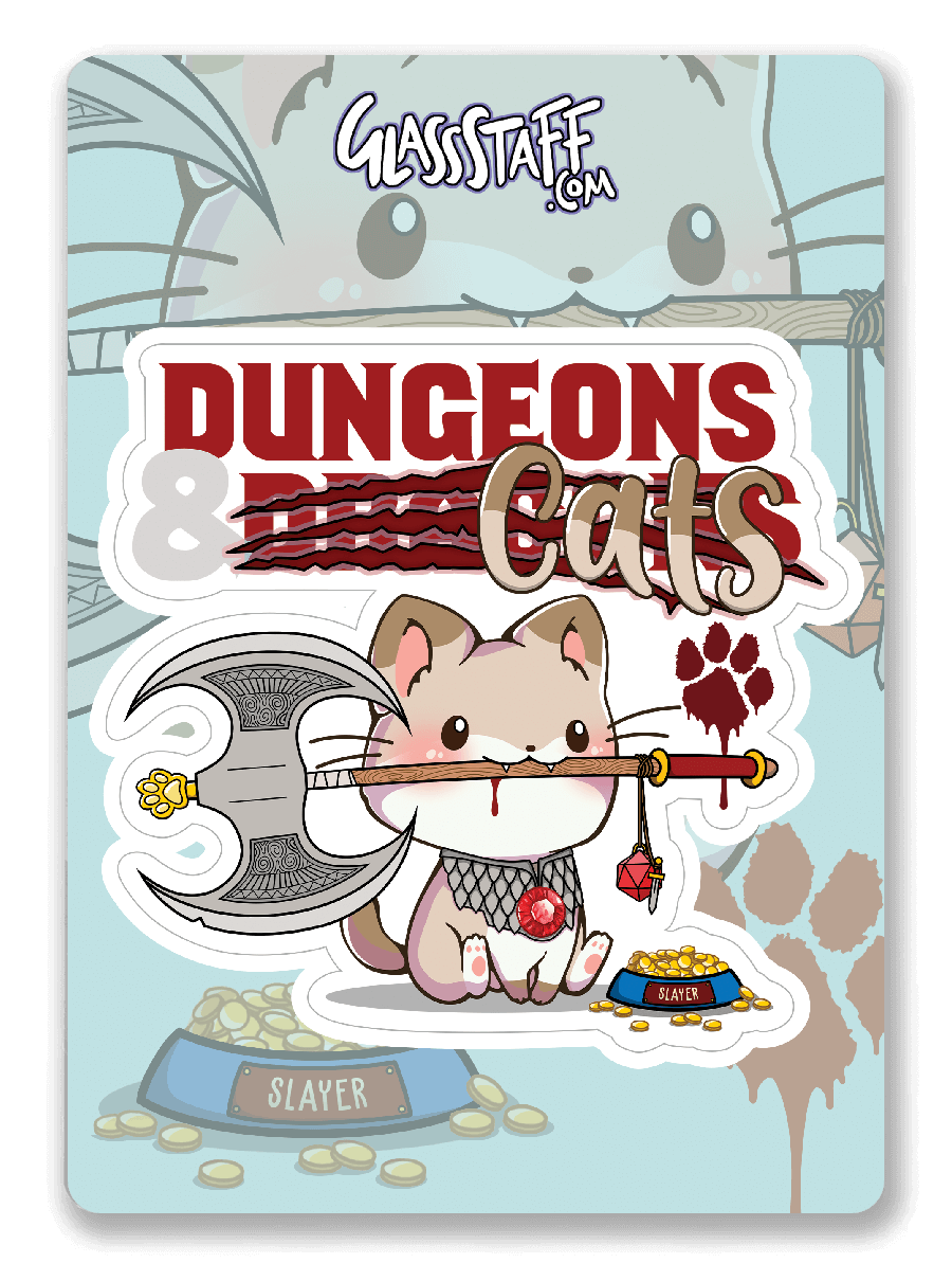 Dungeons and Cats Sticker