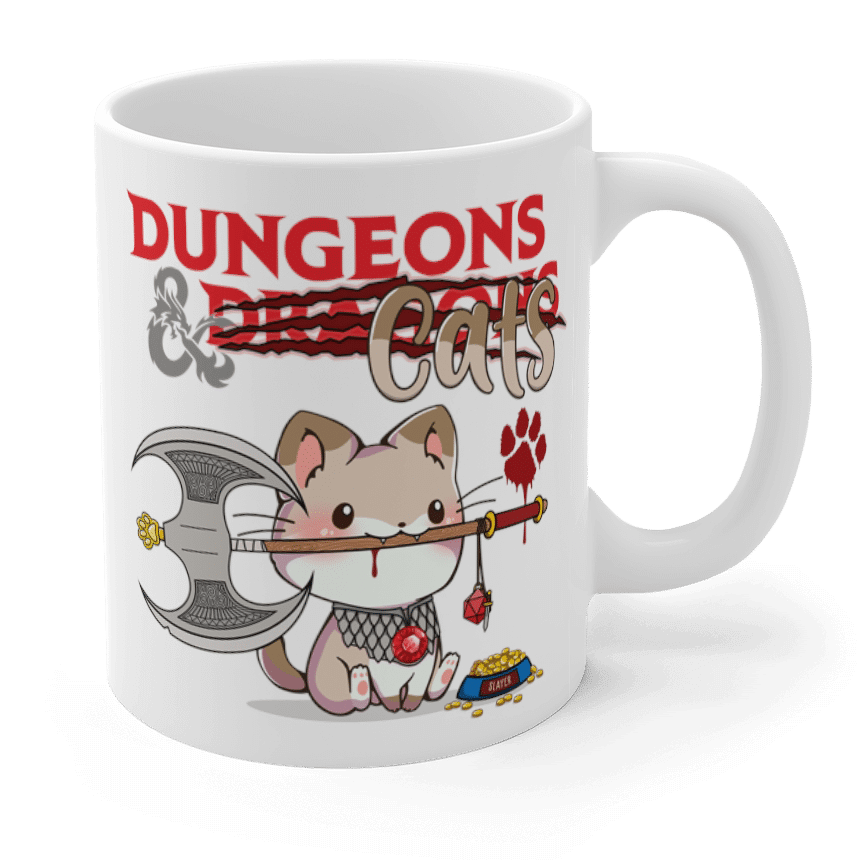 Dungeons & Cats Gift Mug