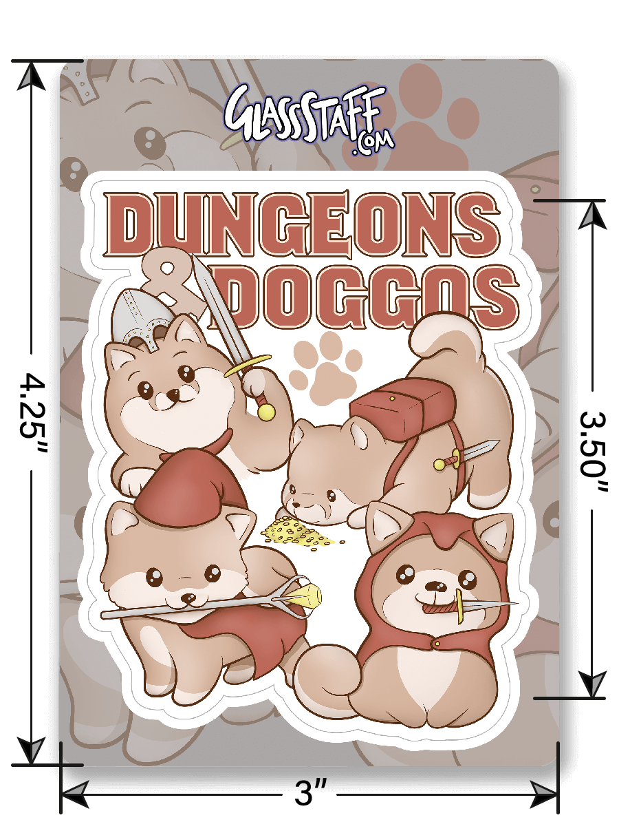 Dungeons & Doggos Sticker