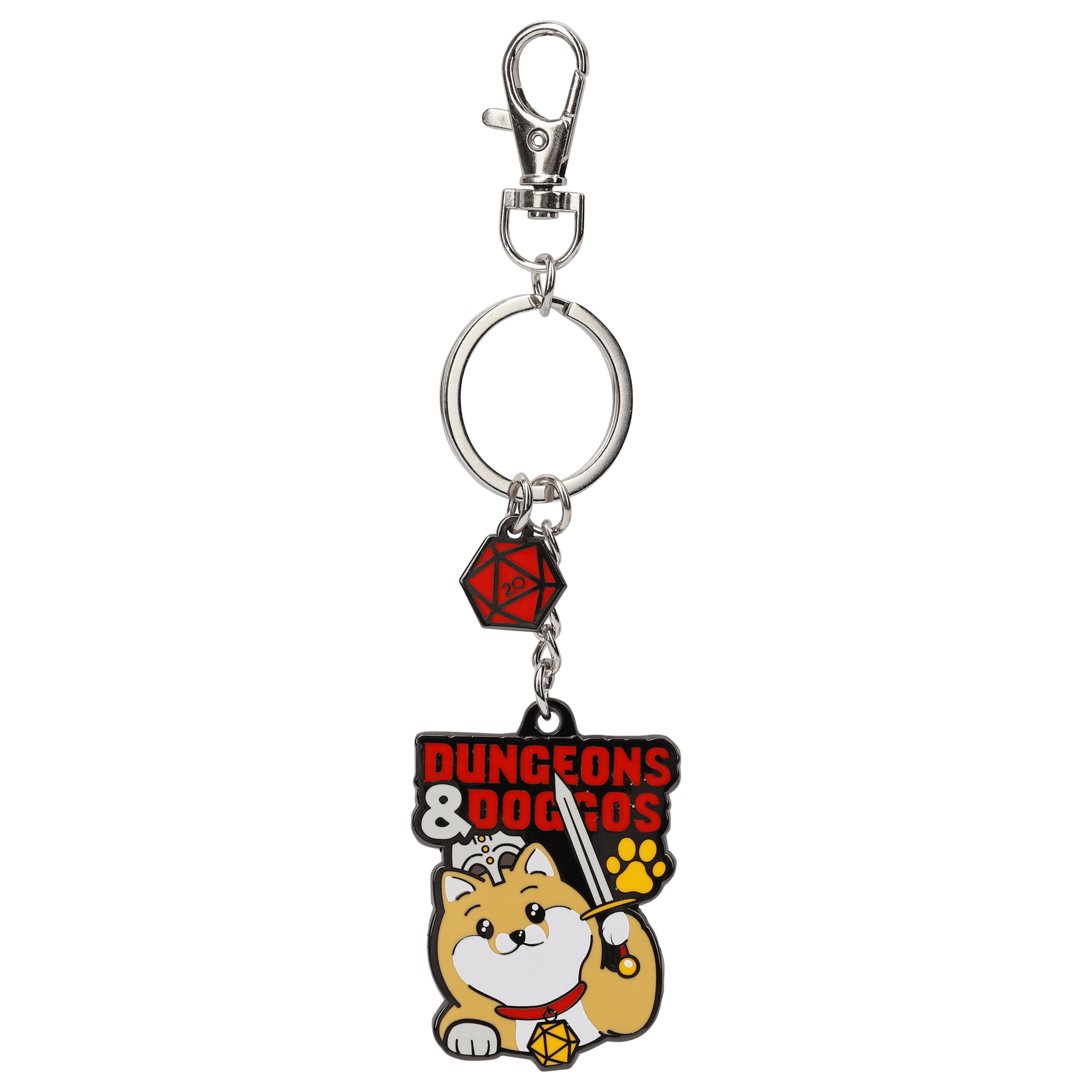 Dungeons & Doggos Keychain - Keychain - GlassStaff