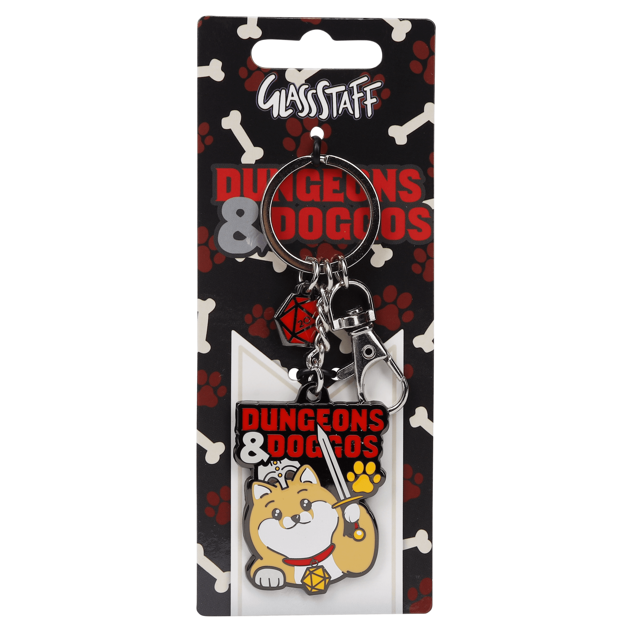 Dungeons & Doggos Keychain - Keychain - GlassStaff