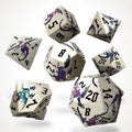 Elderwyrm Metal RPG Dice Set - RPG Dice Set - GlassStaff