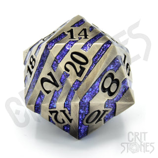 Engraved Elder 33m Metal D20 - 33mm D20 - GlassStaff