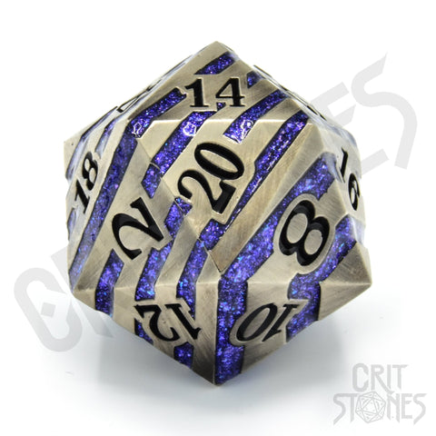 Engraved Elder 33m Metal D20 - 33mm D20 - GlassStaff