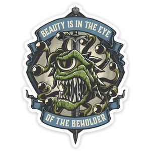 Eye of the Beholder sticker