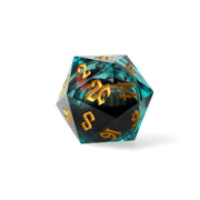 Eye of the Oracle 33mm Floating Eye D20 - 33mm D20 - GlassStaff