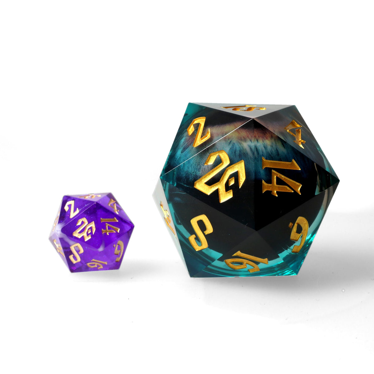 Eye of the Oracle 50mm Liquid Core D20 - 50mm D20 - GlassStaff