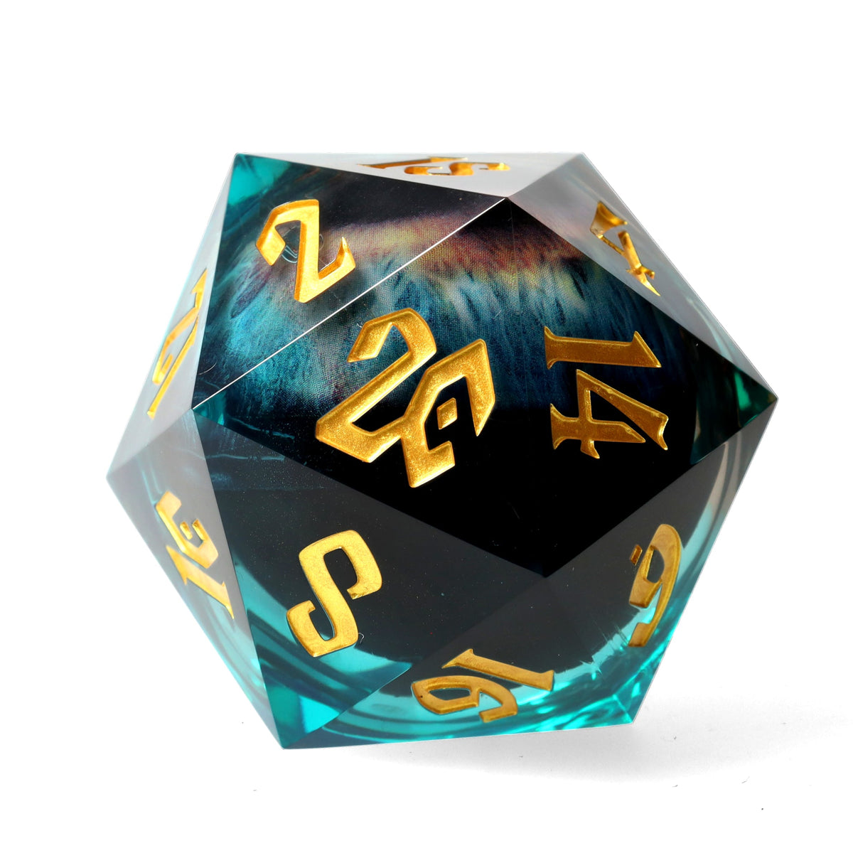 Eye of the Oracle 50mm Liquid Core D20 - 50mm D20 - GlassStaff