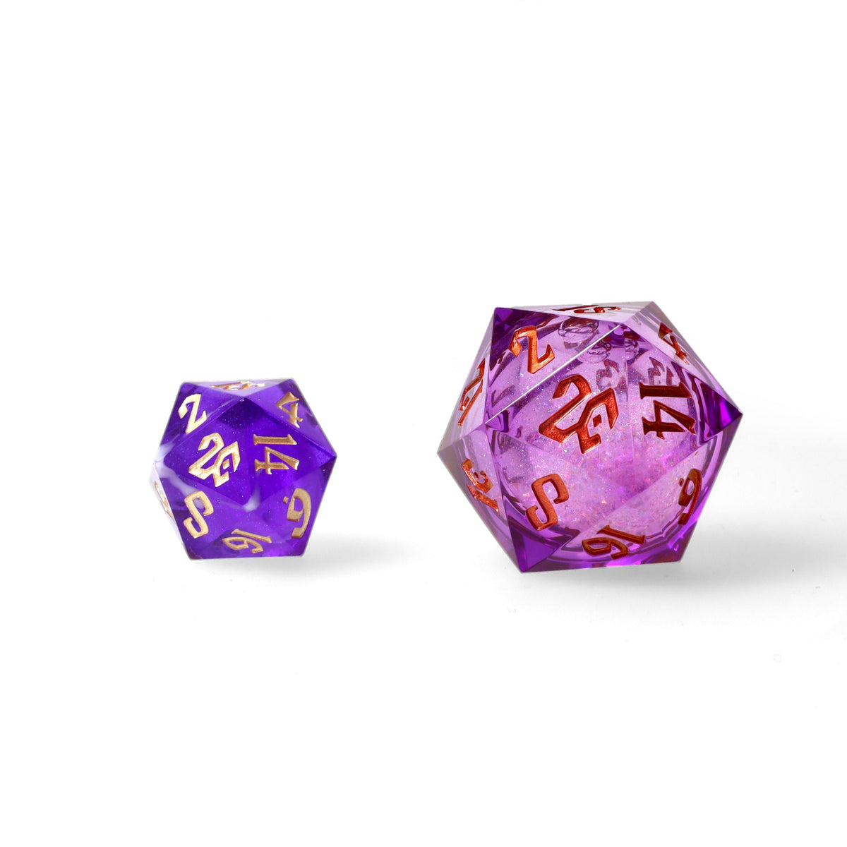 Feywild Sparkle 33mm Liquid Core D20 - 33mm D20 - GlassStaff