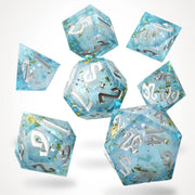 Flux Fortune Liquid Core RPG Dice Set - RPG Dice Set - GlassStaff