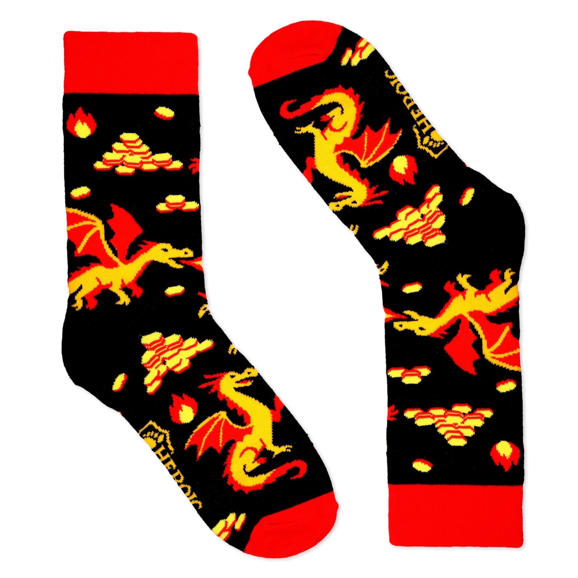Greedy Dragon Socks - Socks - GlassStaff