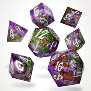 Herbalist's Dream Liquid Core RPG Dice Set - RPG Dice Set - GlassStaff