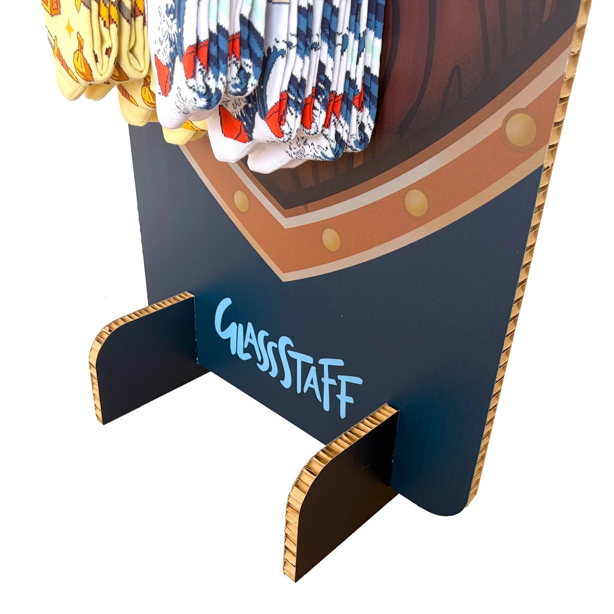 Heroic Feet standing POS - POS Materials - GlassStaff