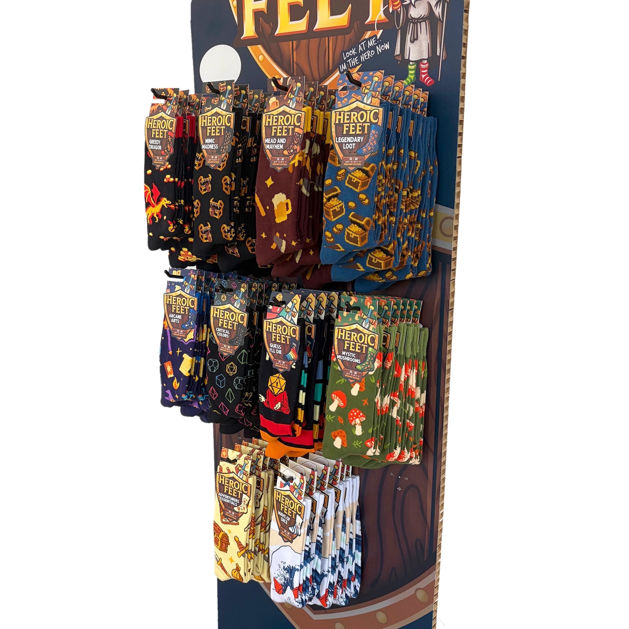 Heroic Feet standing POS - POS Materials - GlassStaff