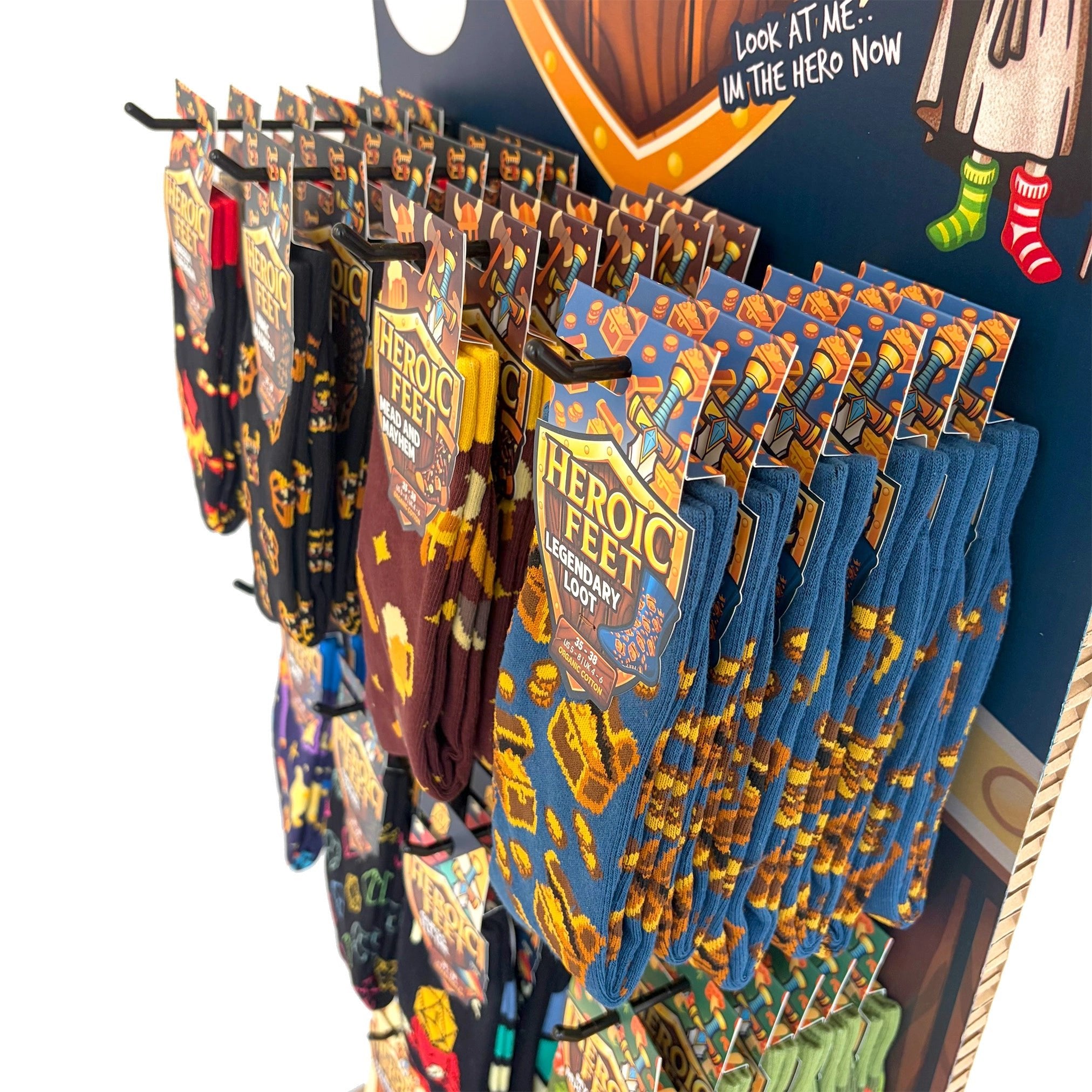 Heroic Feet standing POS - POS Materials - GlassStaff