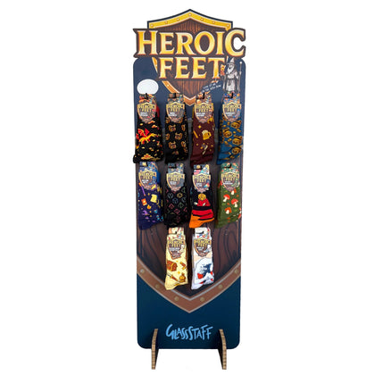 Heroic Feet staande POS (90 paar)
