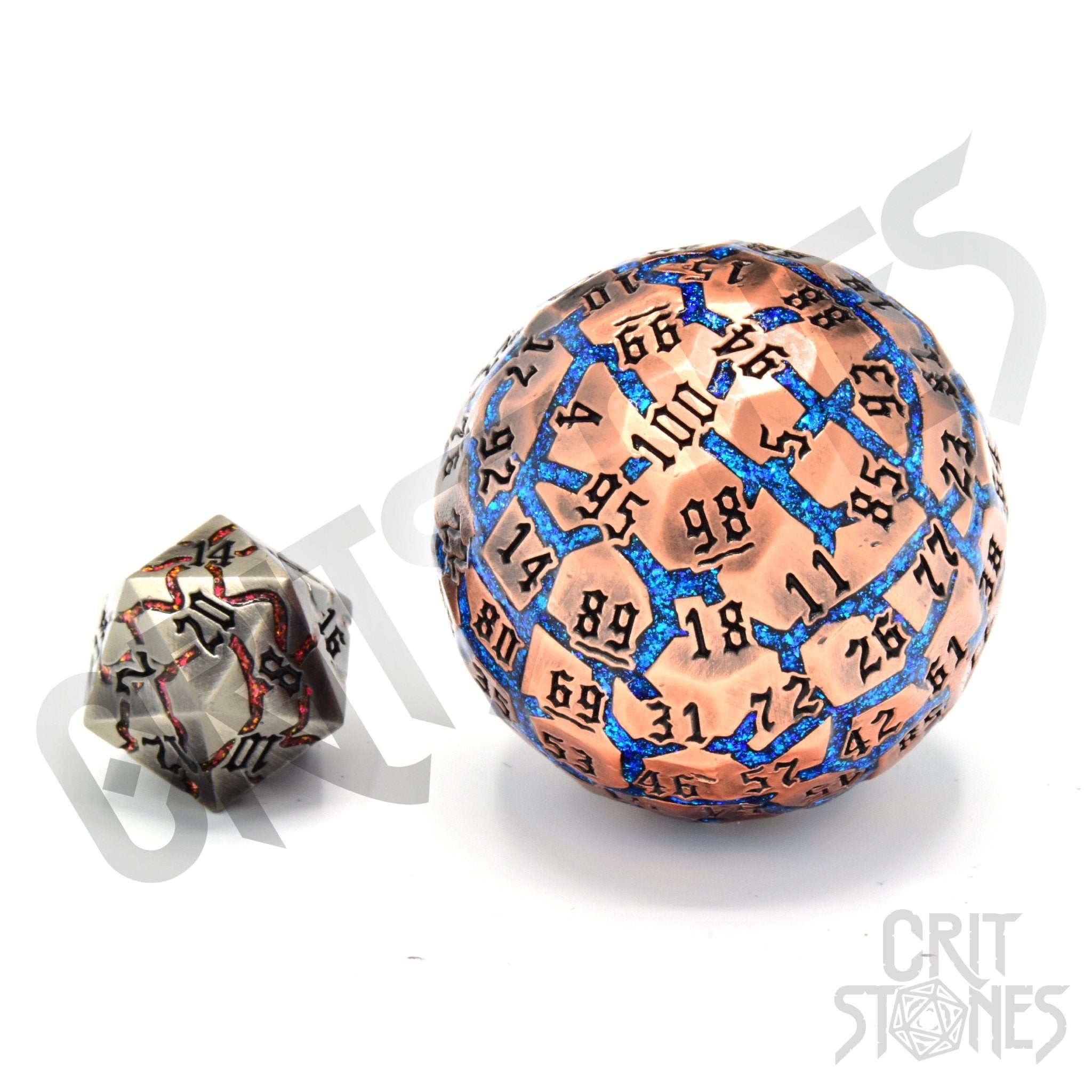 Hextech Orb Metal d100 - d100 - GlassStaff