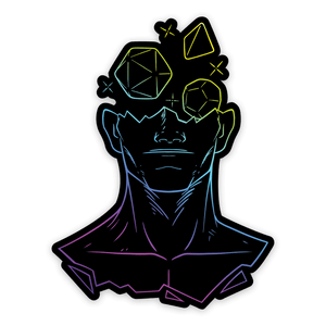 Holographic Head in the Game sticker