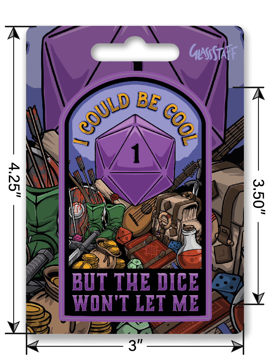 I Could be Cool Sticker - Sticker - GlassStaff