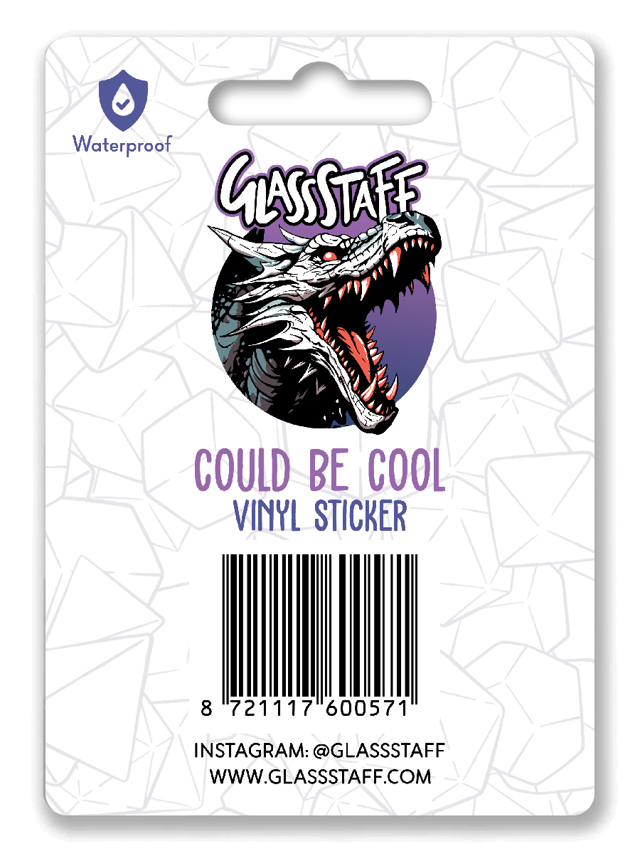 I Could be Cool Sticker - Sticker - GlassStaff