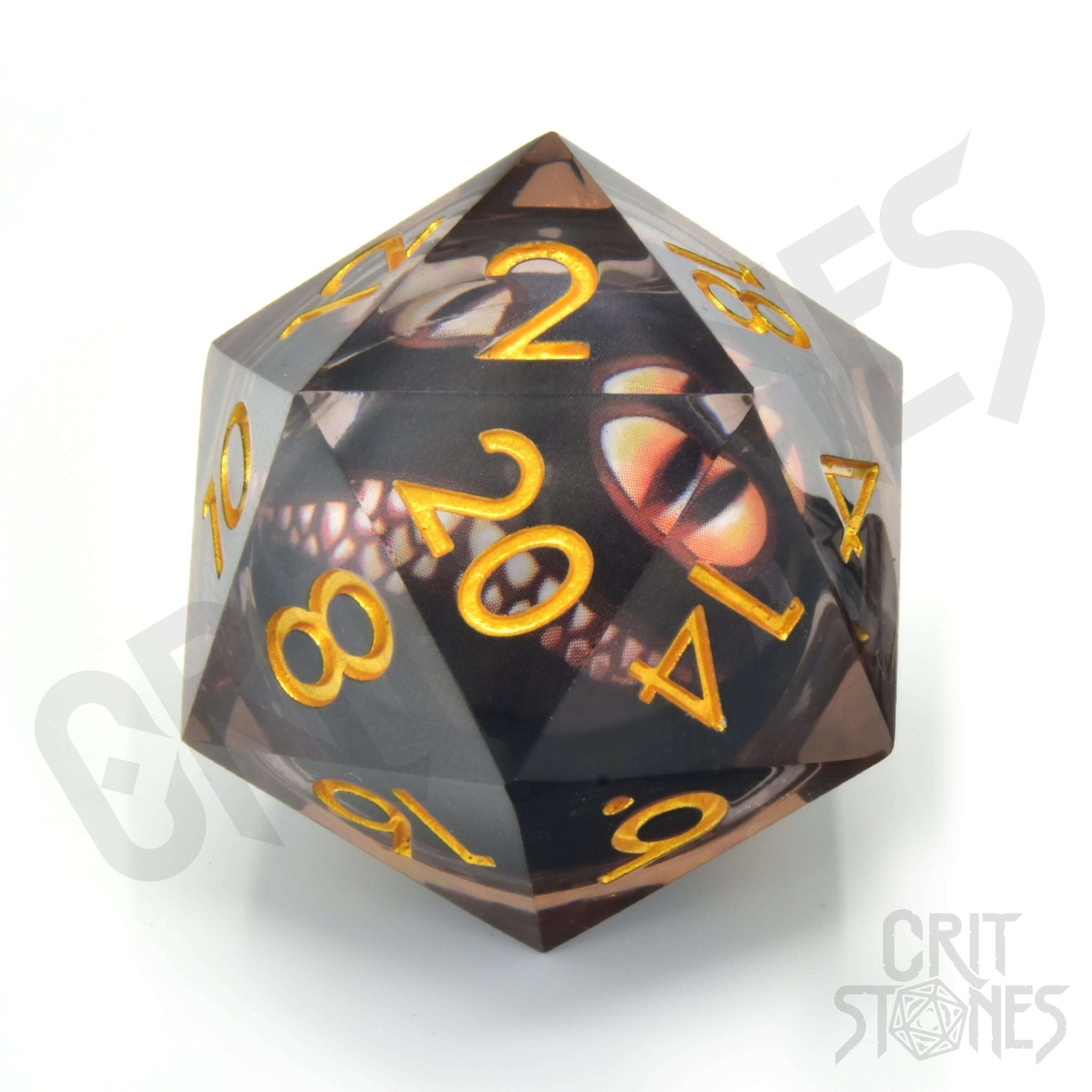 Looking Glass Luck 33mm Liquid Core D20 - 33mm D20 - GlassStaff