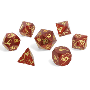 Mercury Fang Metal RPG Dice Set - RPG Dice Set - GlassStaff