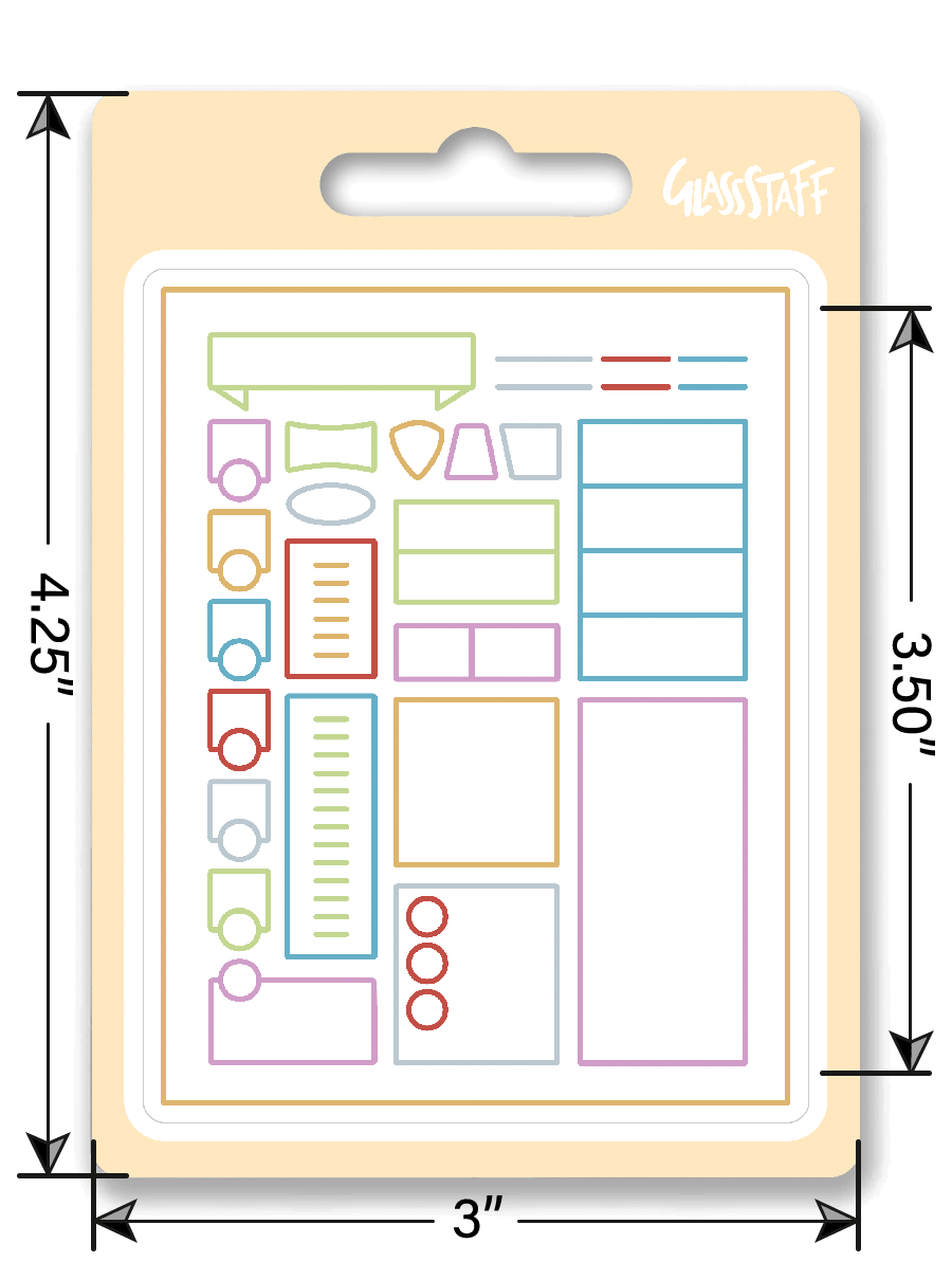 Minimaal Karakter Blad Sticker - D&D / TTRPG Sticker - {{b2dd9a35c5a18a4d860ab5207dd5af8f}}