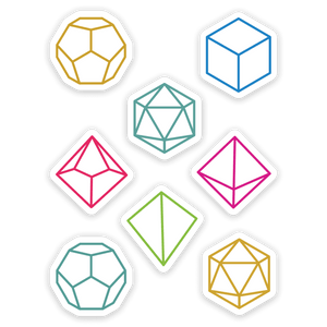 Minimal DnD sticker