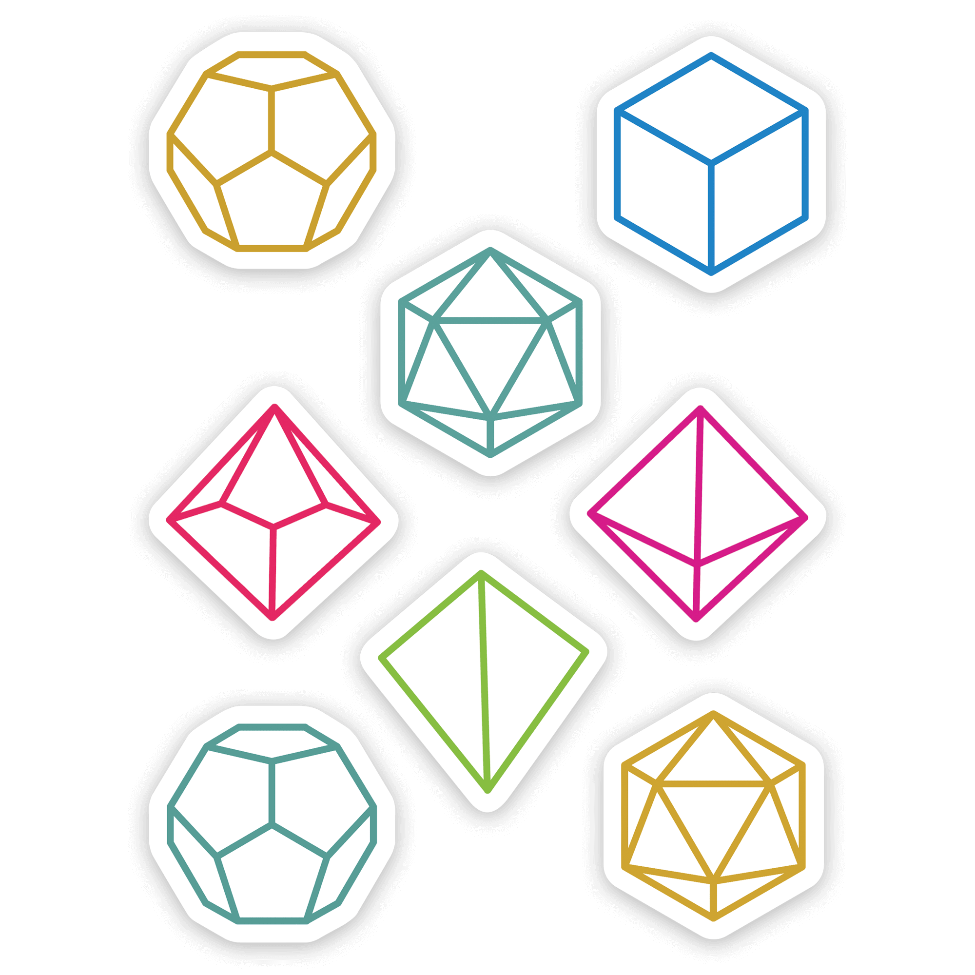 Minimal DnD Sticker - Sticker - GlassStaff