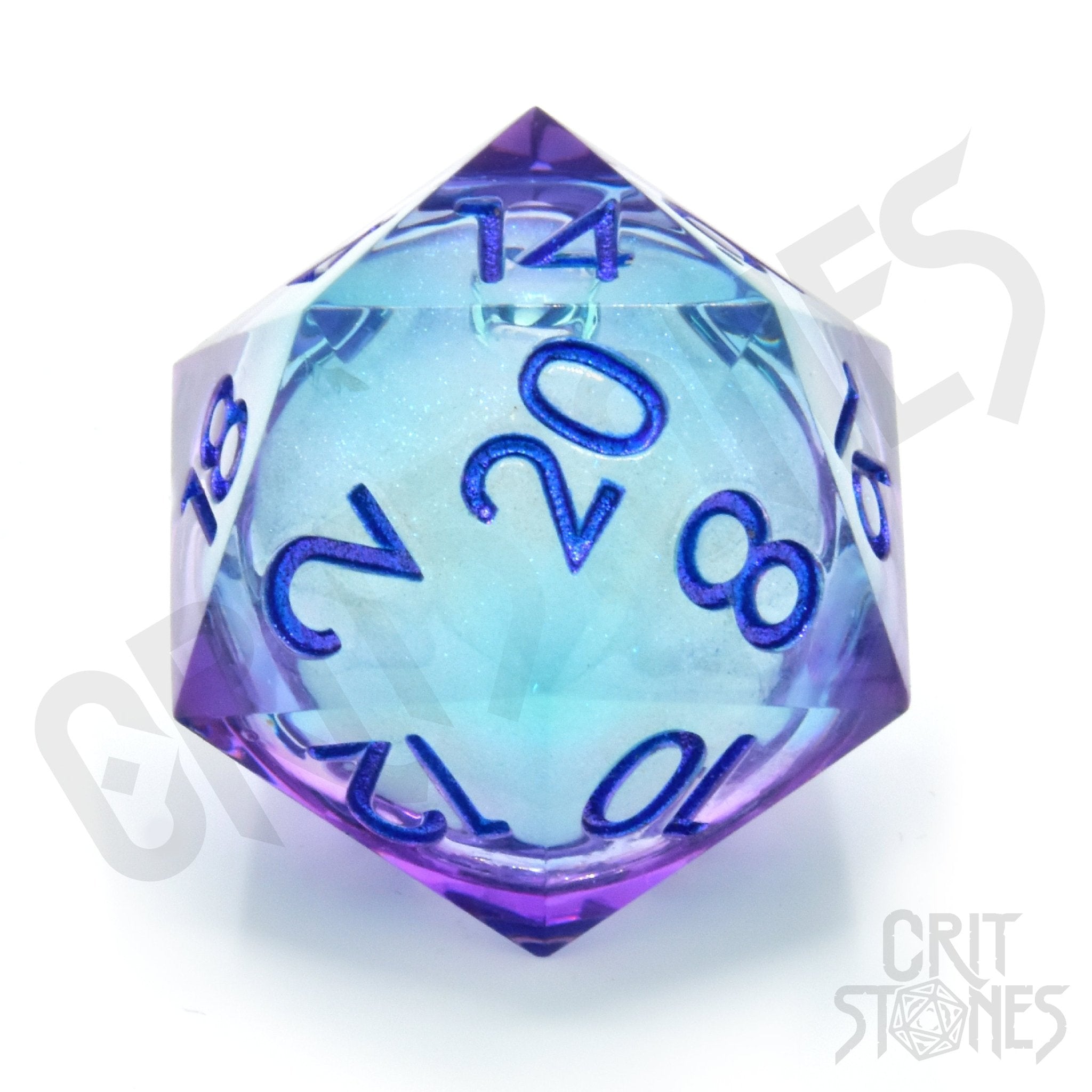 Moonlight Mystery 33mm Liquid Core D20 - 33mm D20 - GlassStaff