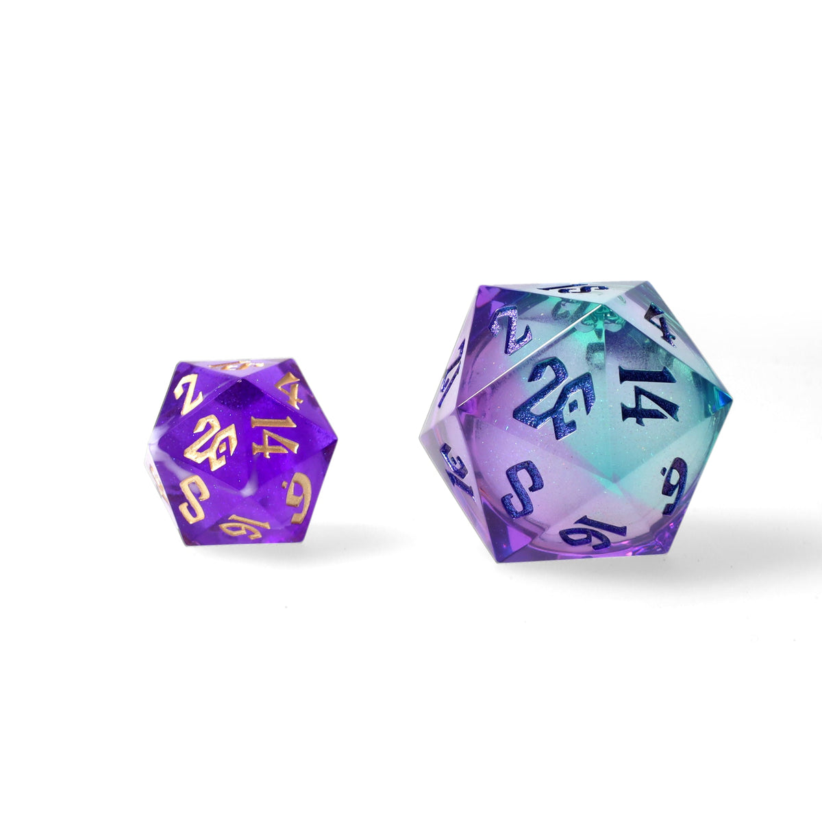 Moonlight Mystery 33mm Liquid Core D20 - 33mm D20 - GlassStaff