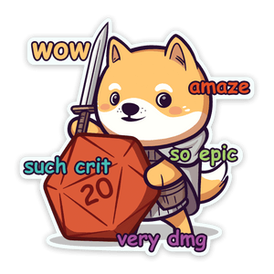 Much Crit sticker