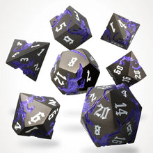 Nocturnum Dracona metalen RPG dobbelstenen