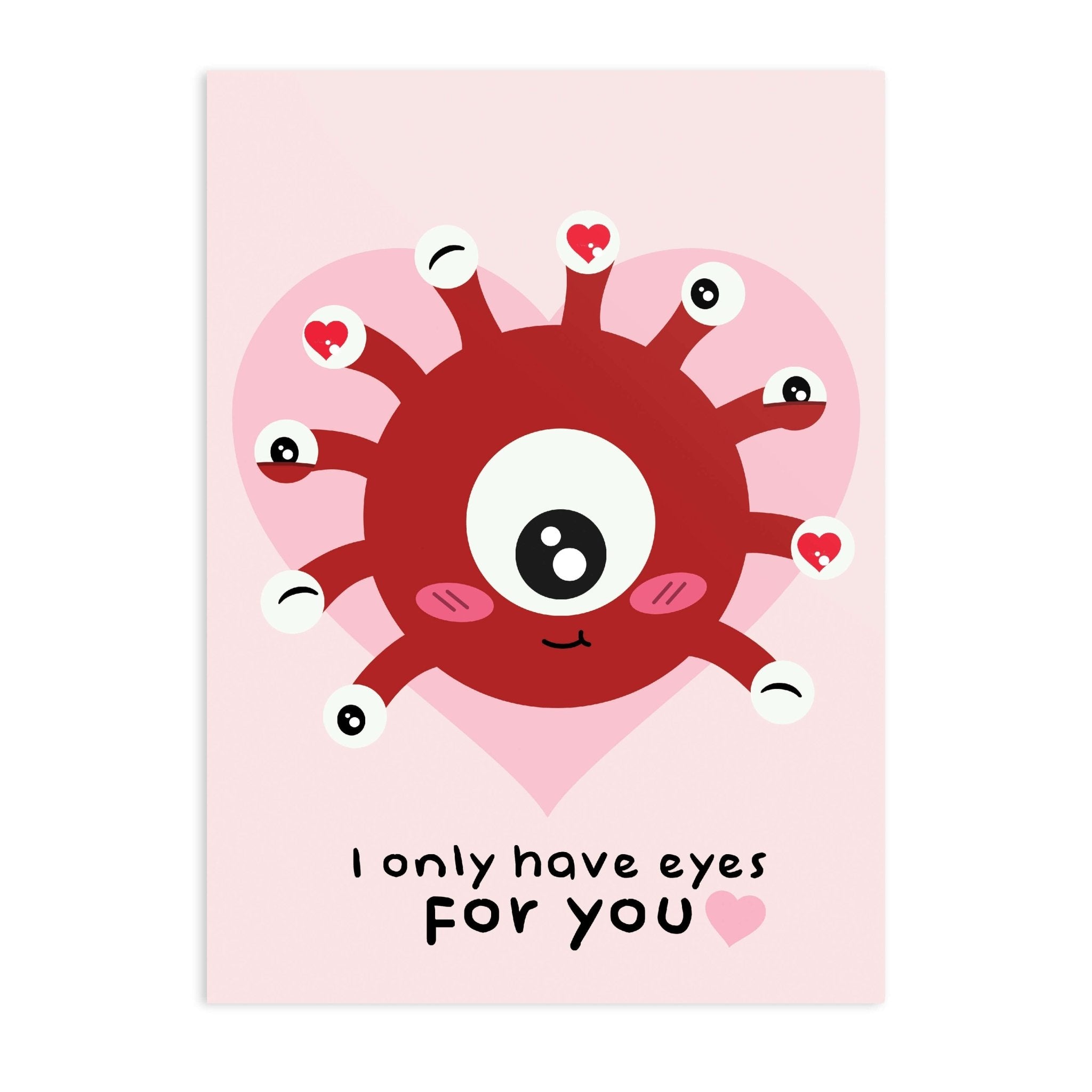 Only Eyes for You Greeting Card - Greeting Card - GlassStaff