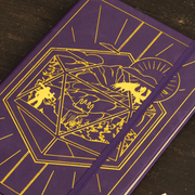 Purple DnD 5e Player Journal cover emblem