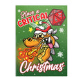 Critical Christmas Greeting Card - D&D / TTRPG Greeting Card - Glassstaff