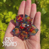 Chromatic Dragon's Gaze Floating Eye RPG Dice Set
