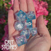 Pink Ice Liquid Core RPG Dice Set