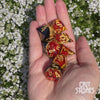 Gemcutter's Ruby geode dice — video