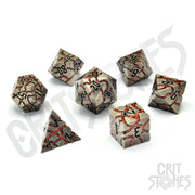 Pyroclasmic Metal RPG Dice Set - RPG Dice Set - GlassStaff