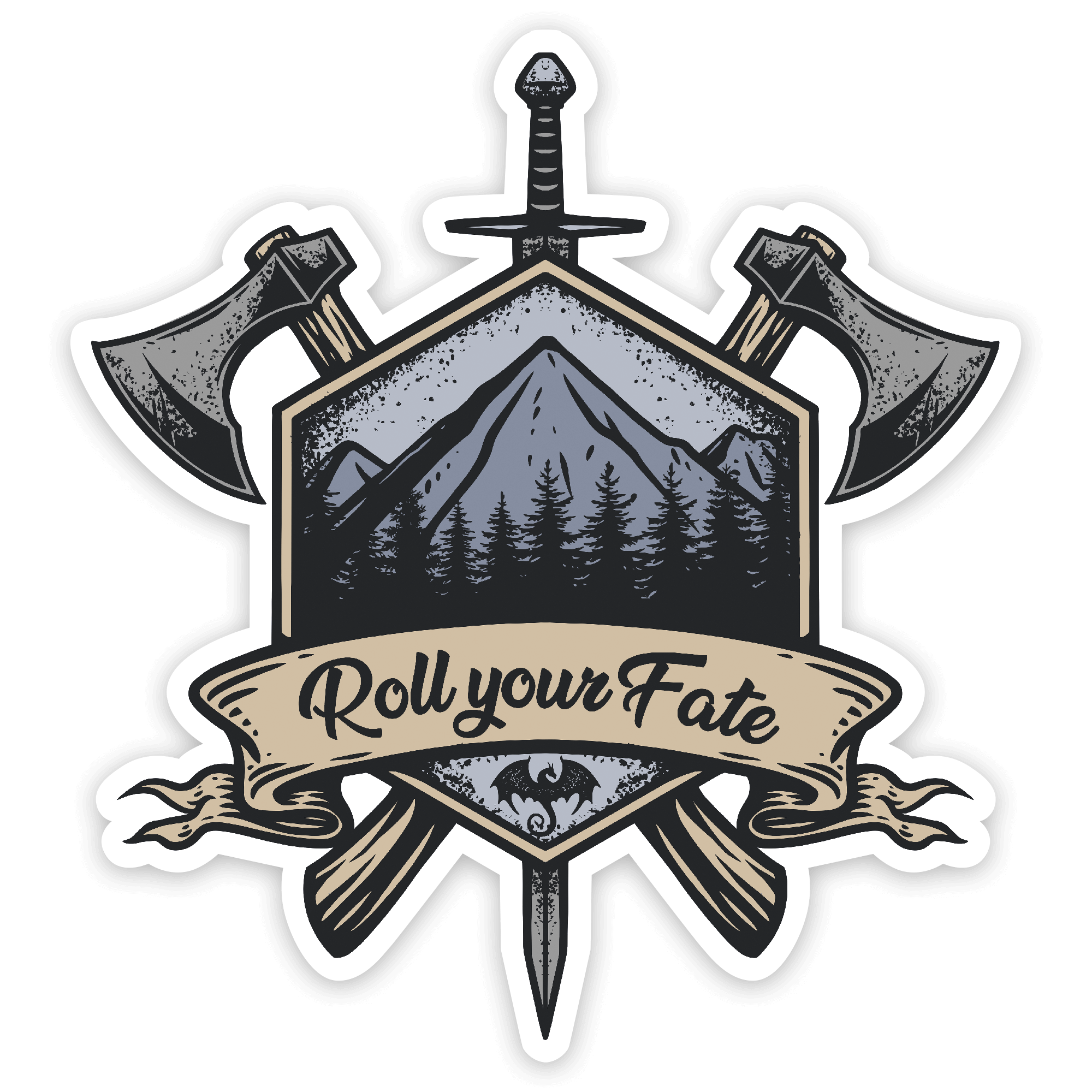 Roll Your Fate Sticker